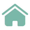 Icono de casa o inicio verde